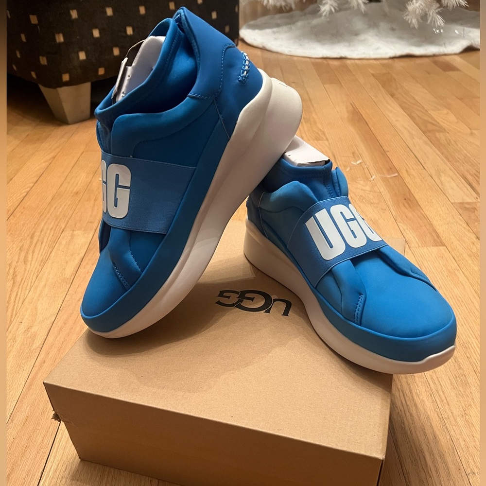UGG Neon Blue Sneakers Size 9